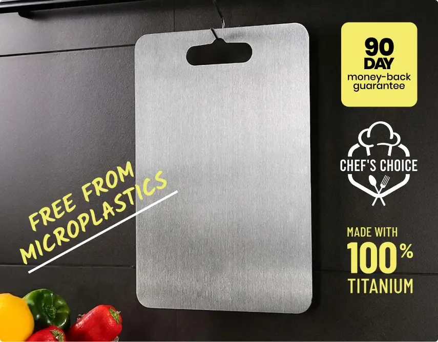TitanCut Pro Solid Titanium Cutting Board